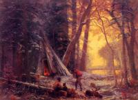 Bierstadt, Albert - Moose Hunters Camp